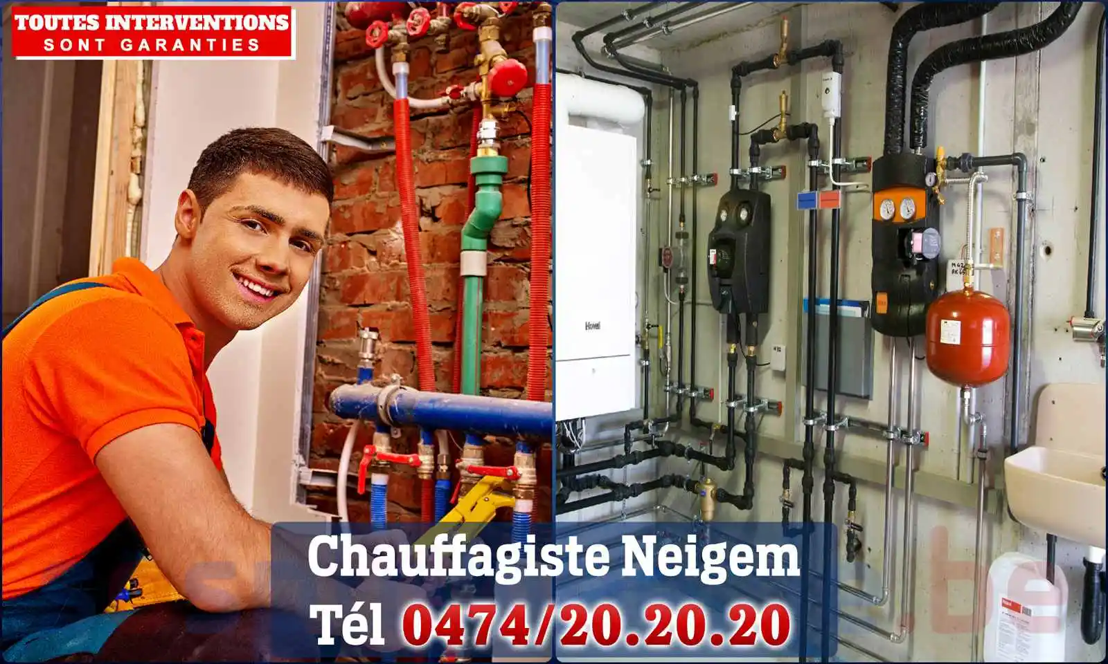 Chauffagiste agréé à Neigem 9403