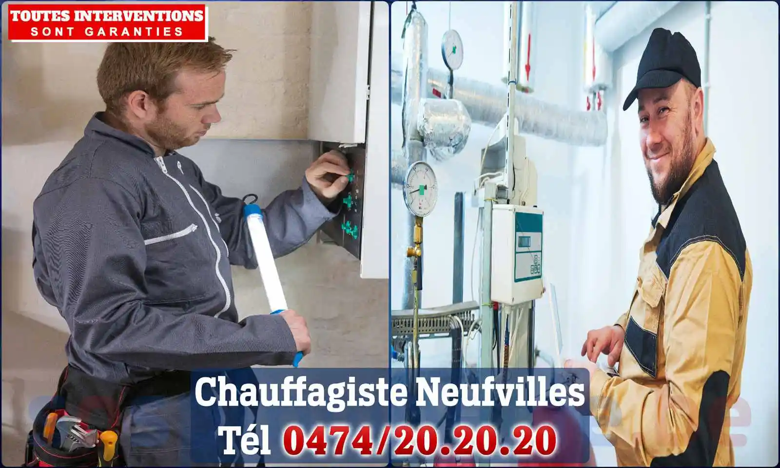 Chauffagiste agréé à Neufvilles 7063