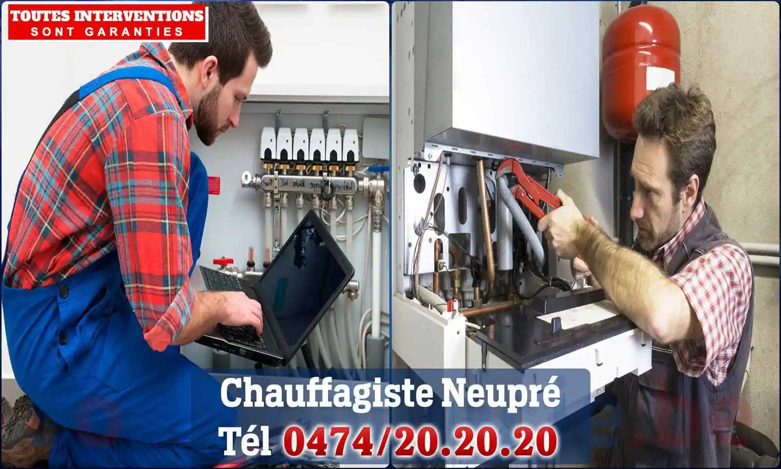 Chauffagiste agréé à Neupré 4120