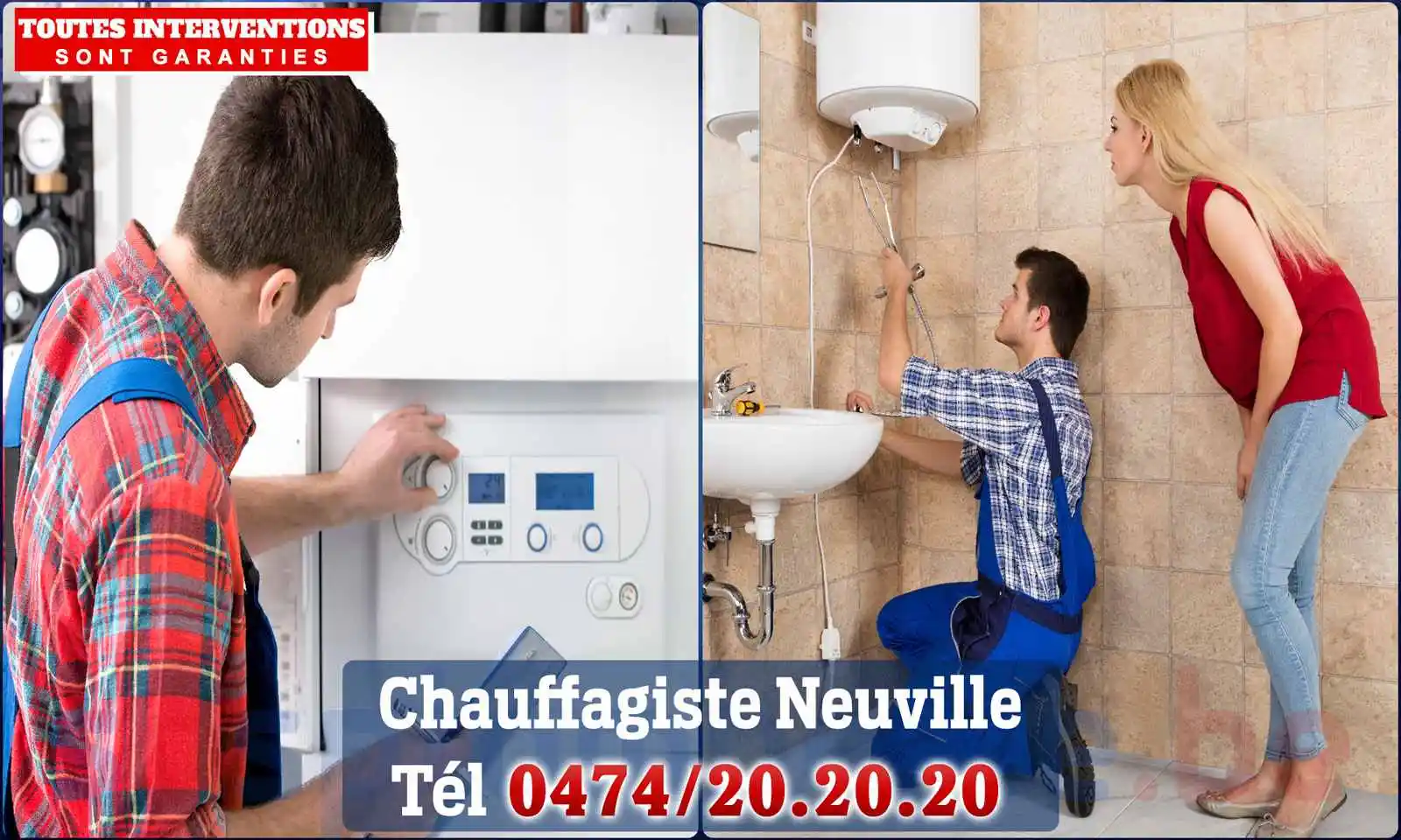 Chauffagiste agréé à Neuville 5600