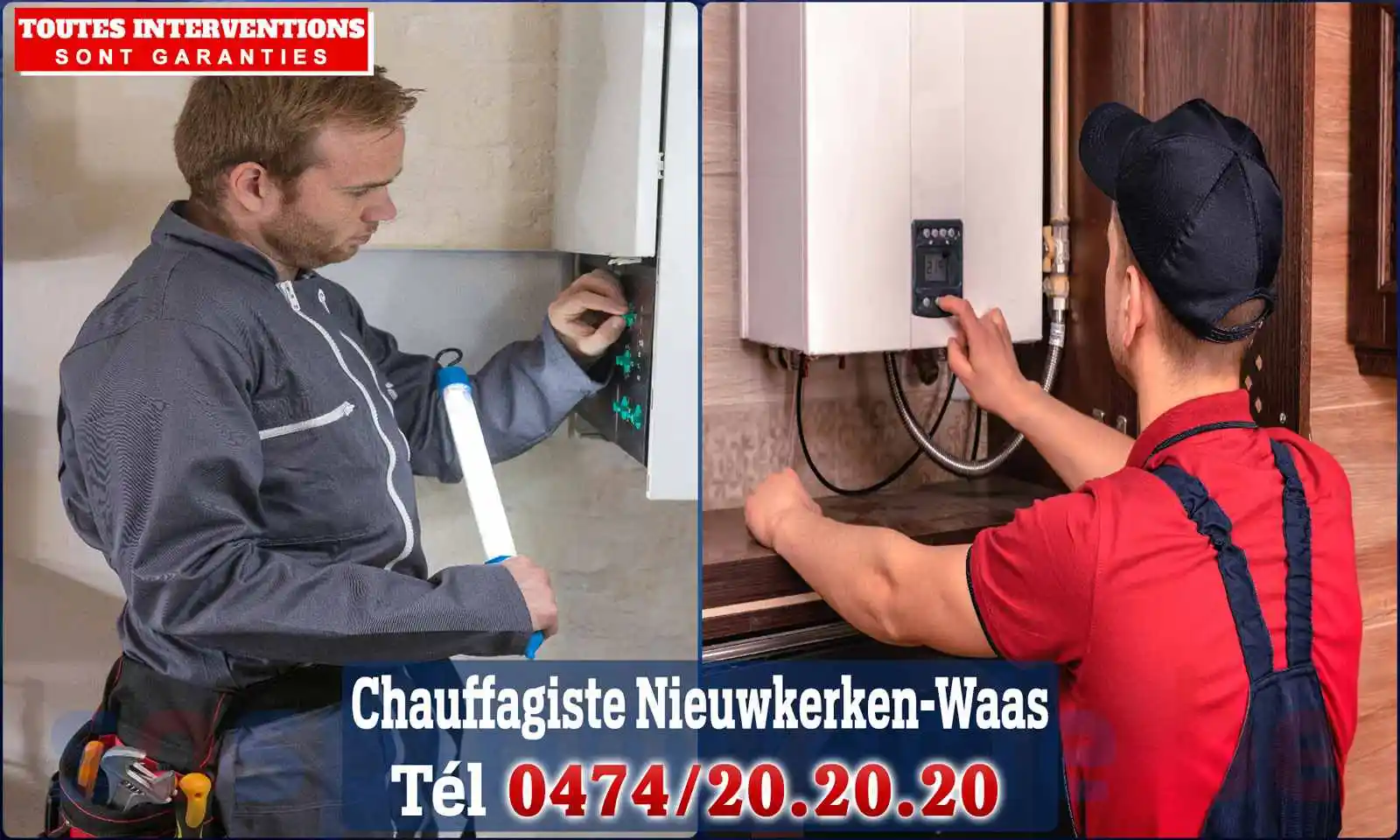 Chauffagiste agréé à Nieuwkerken-Waas 9100