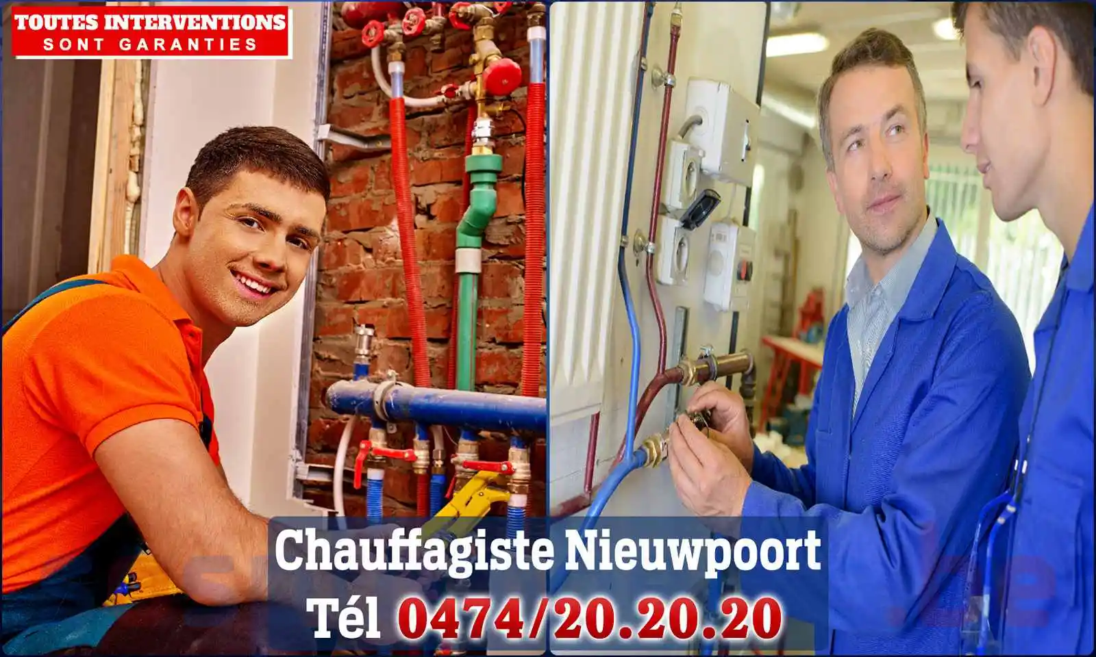 Chauffagiste agréé à Nieuwpoort 8620