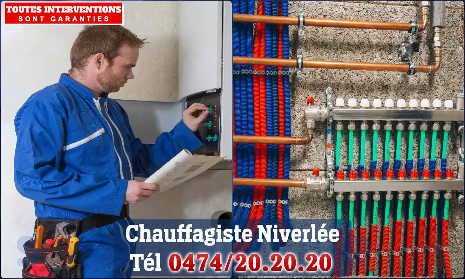 Chauffagiste agréé à Niverlée 5680