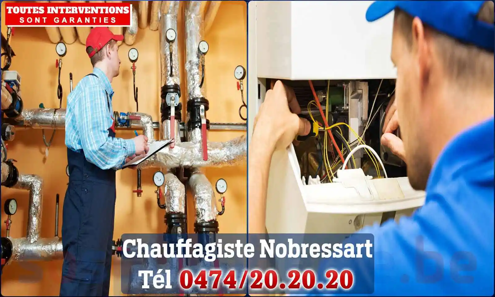 Chauffagiste agréé à Nobressart 6717