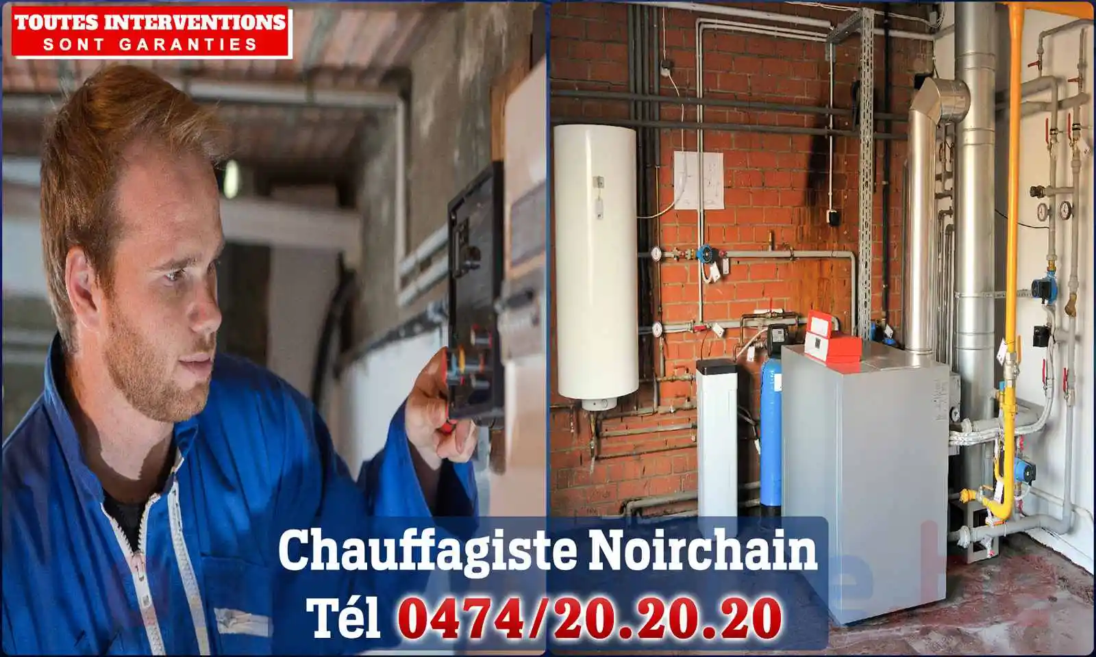 Chauffagiste agréé à Noirchain 7080