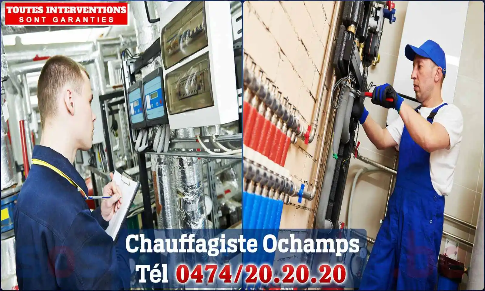 Chauffagiste agréé à Ochamps 6890