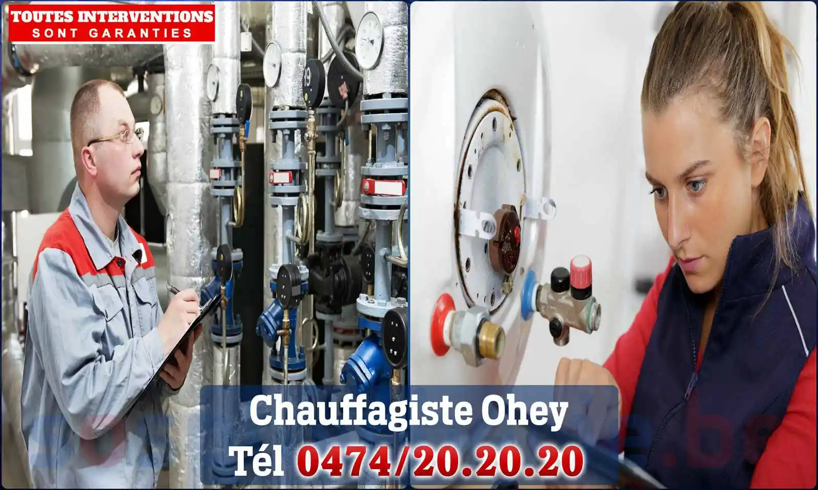 Chauffagiste agréé à Ohey 5350