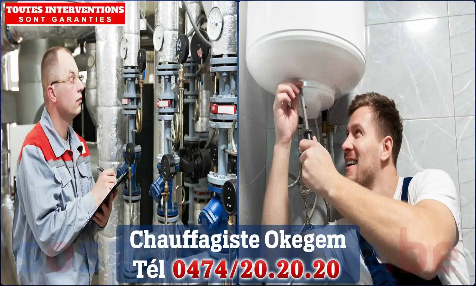 Chauffagiste agréé à Okegem 9400