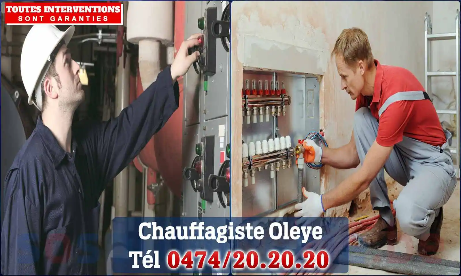 Chauffagiste agréé à Oleye 4300