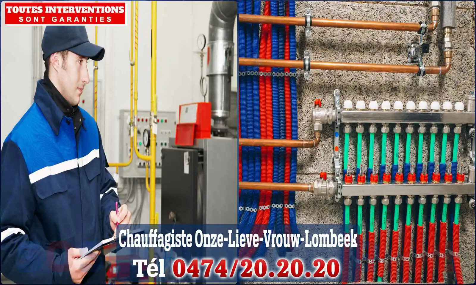 Chauffagiste agréé à Onze-Lieve-Vrouw-Lombeek 1760