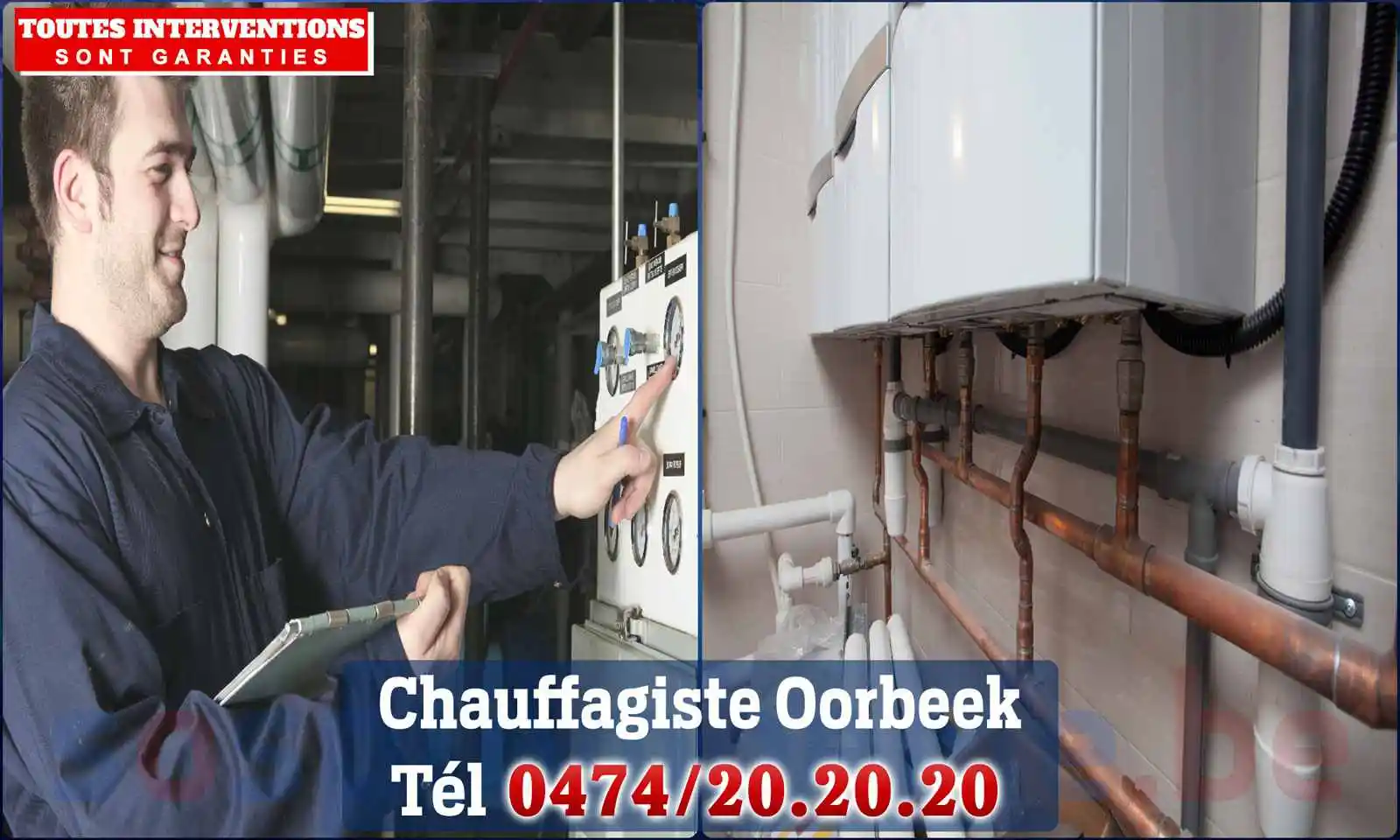 Chauffagiste agréé à Oorbeek 3300