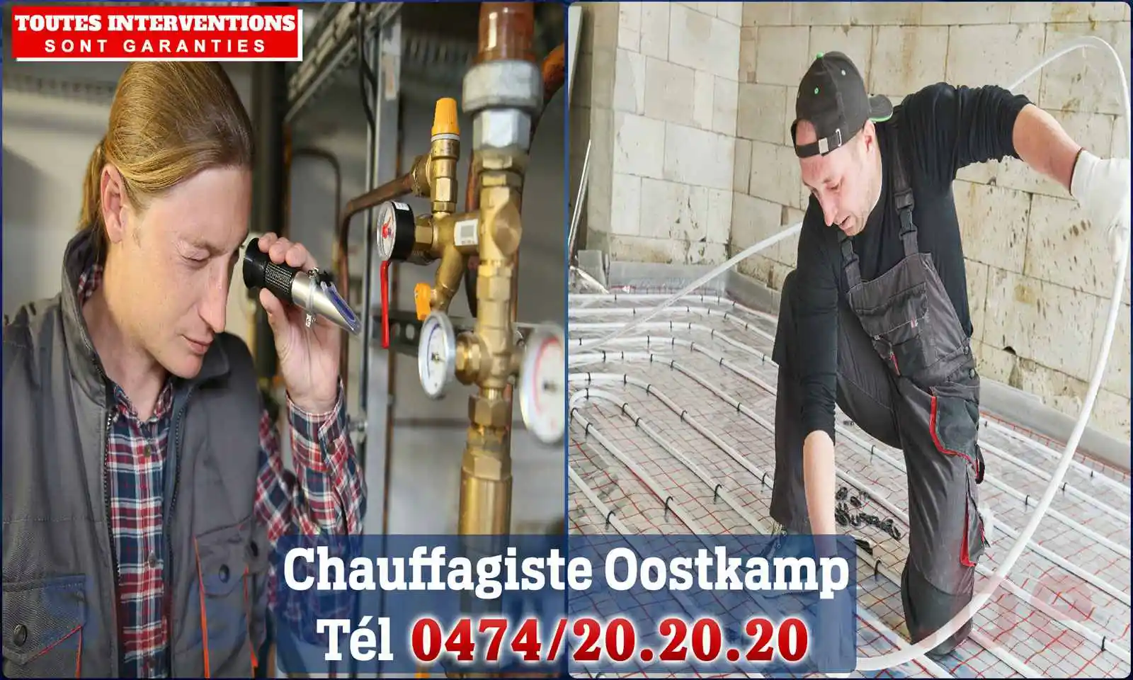 Chauffagiste agréé à Oostkamp 8020