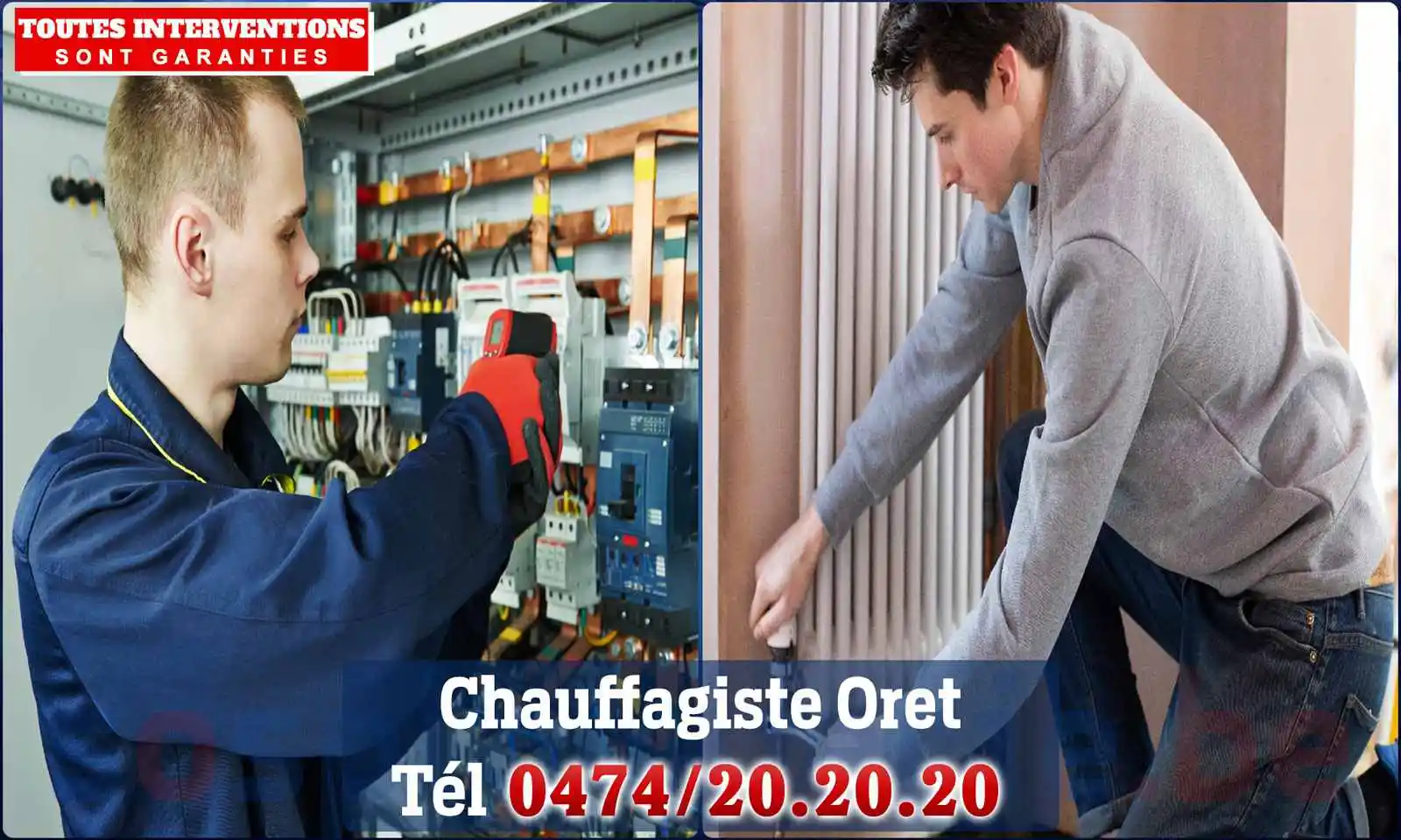 Chauffagiste agréé à Oret 5640