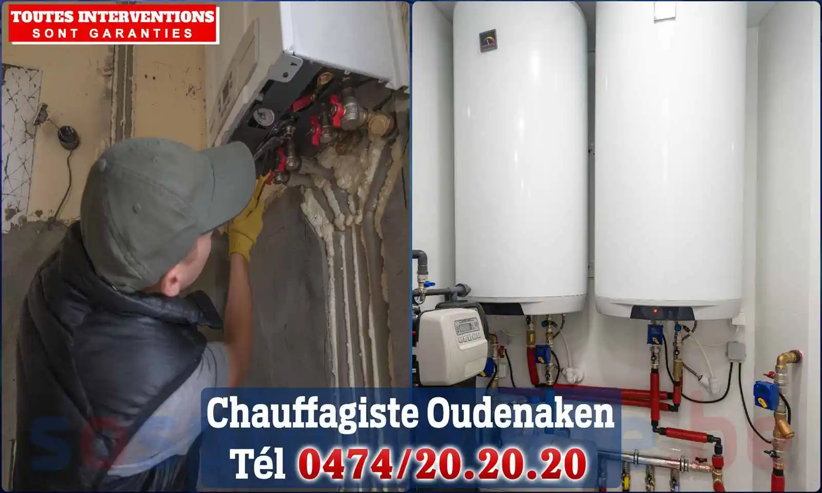 Chauffagiste agréé à Oudenaken 1600