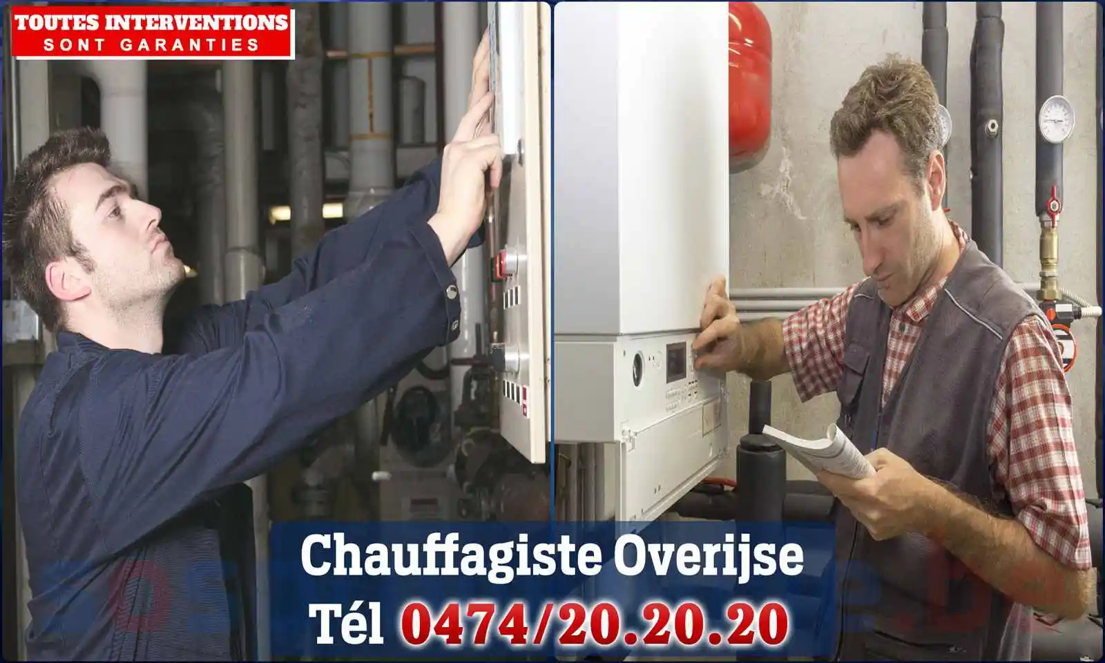Chauffagiste agréé à Overijse 3090