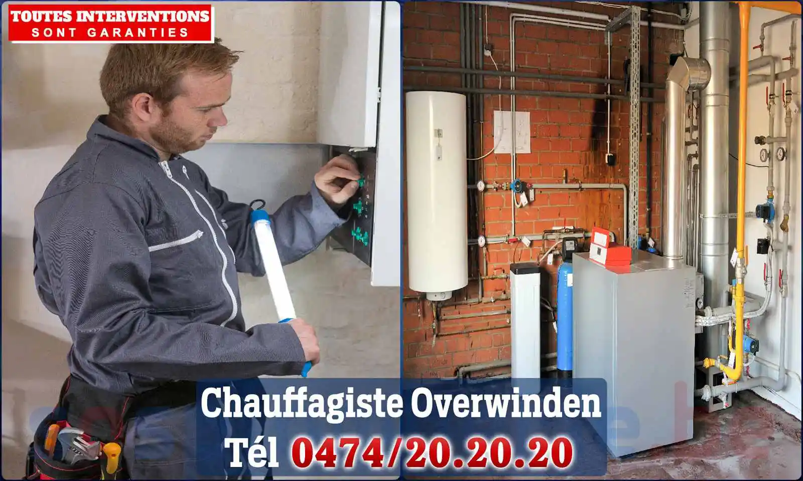 Chauffagiste agréé à Overwinden 3400