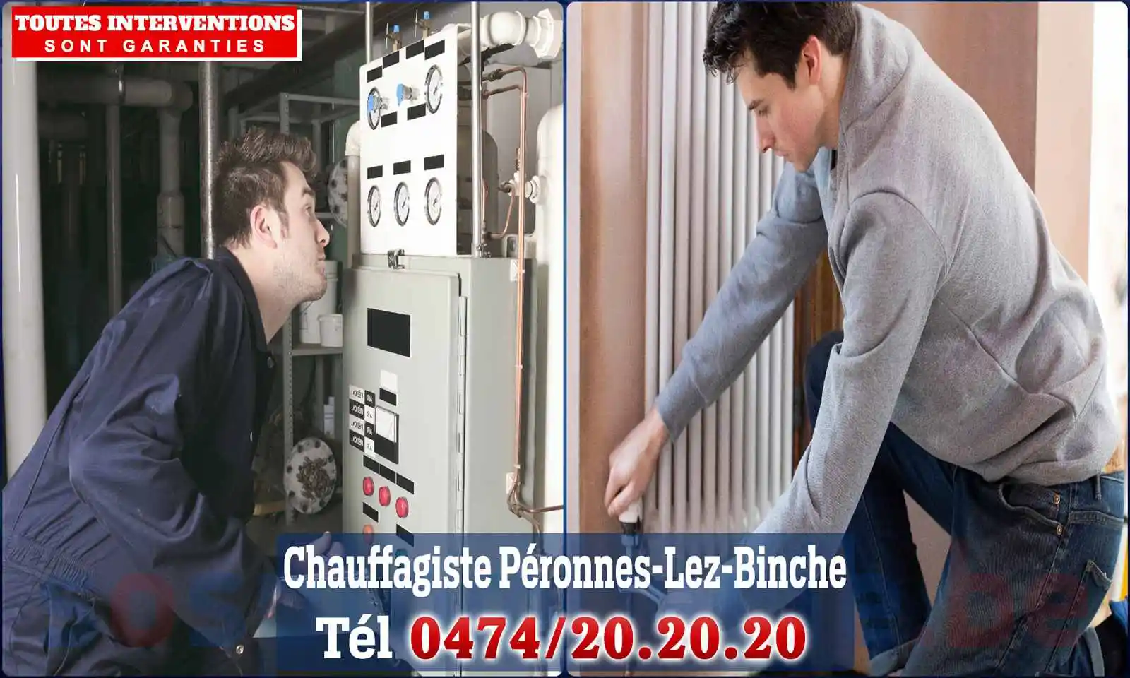 Chauffagiste agréé à Péronnes-lez-Binche 7134