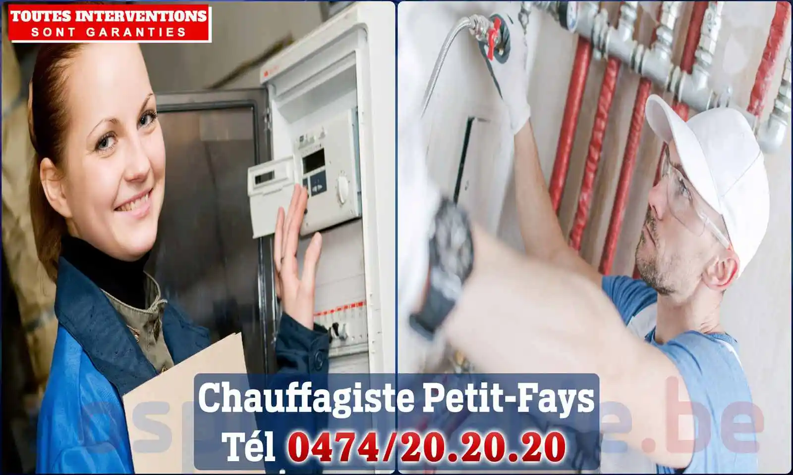 Chauffagiste agréé à Petit-Fays 5555