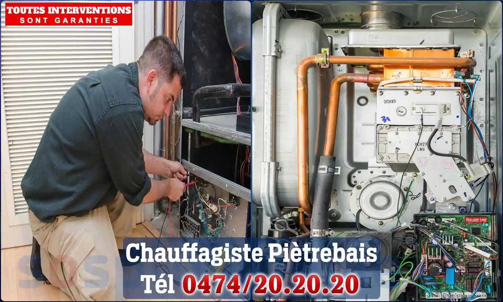 Chauffagiste agréé à Piétrebais 1315