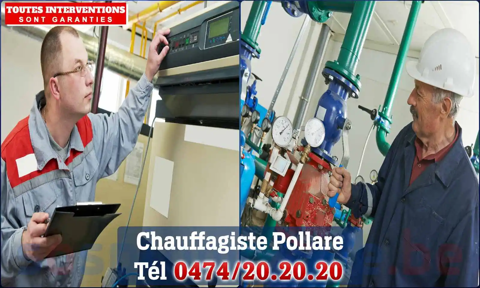 Chauffagiste agréé à Pollare 9401