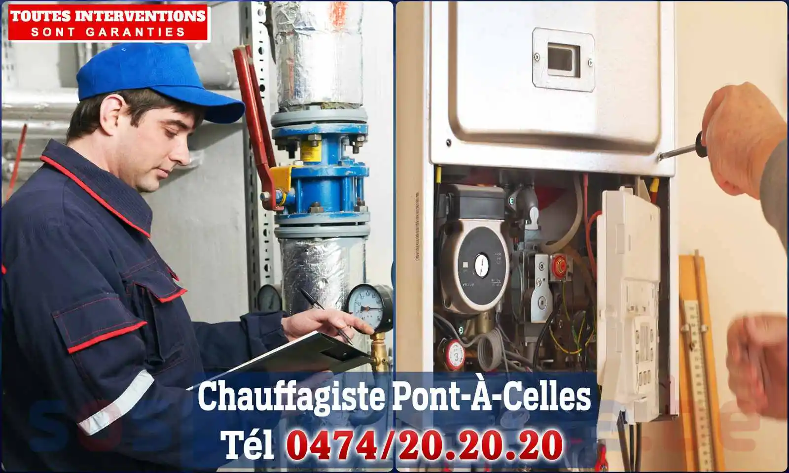 Chauffagiste agréé à Pont-À-Celles 6230