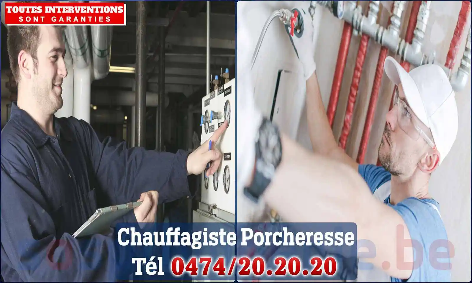 Chauffagiste agréé à Porcheresse 5370