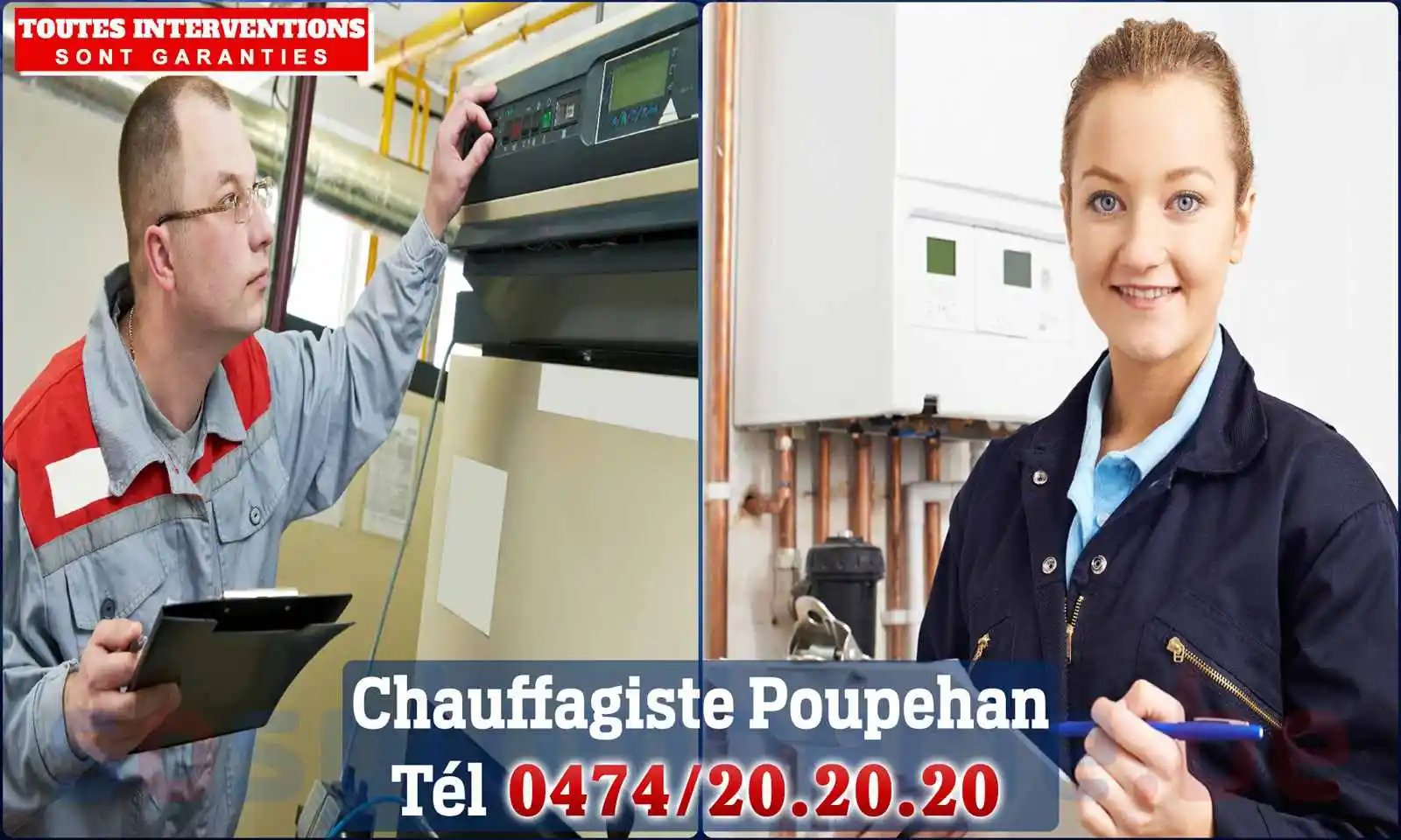 Chauffagiste agréé à Poupehan 6830