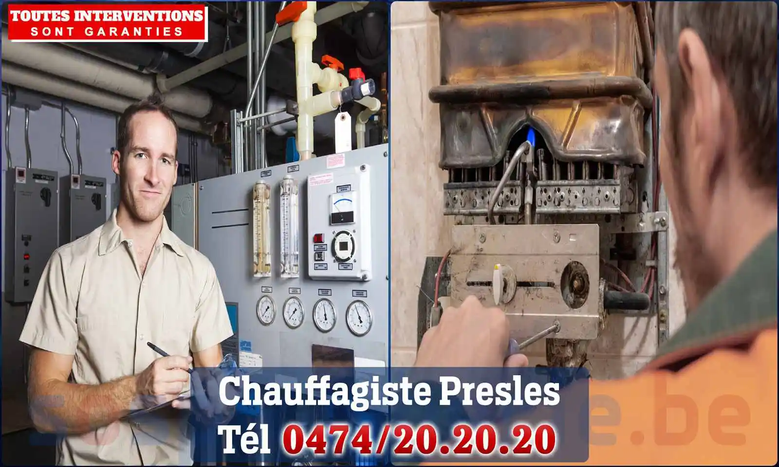 Chauffagiste agréé à Presles 6250