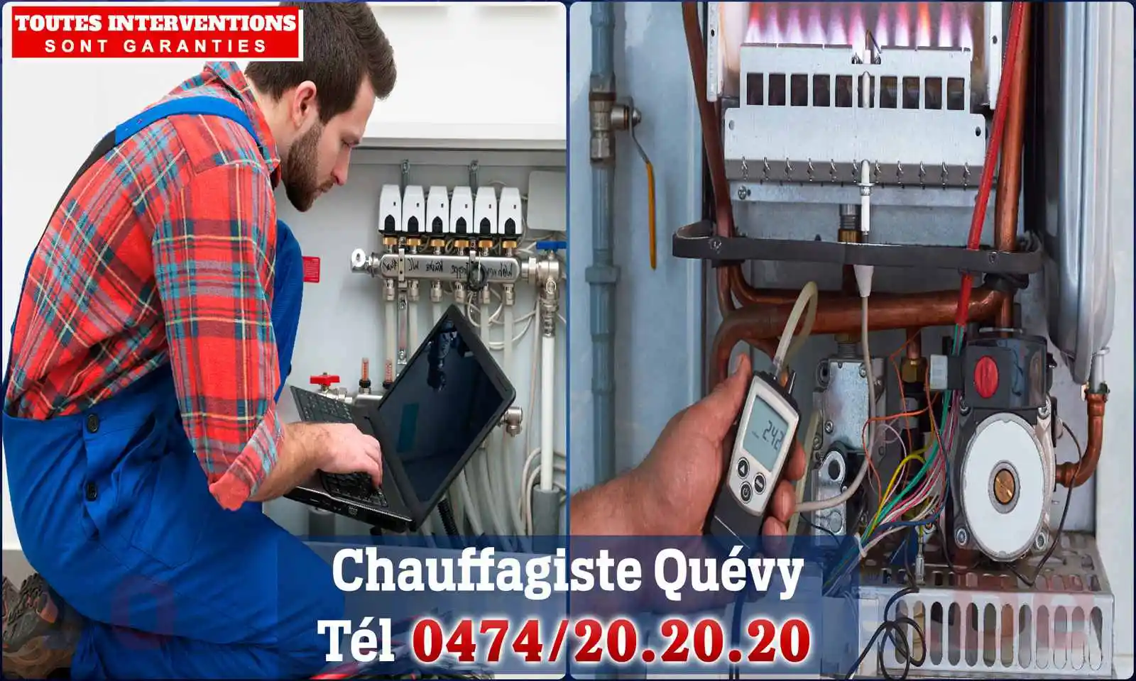 Chauffagiste agréé à Quévy 7040