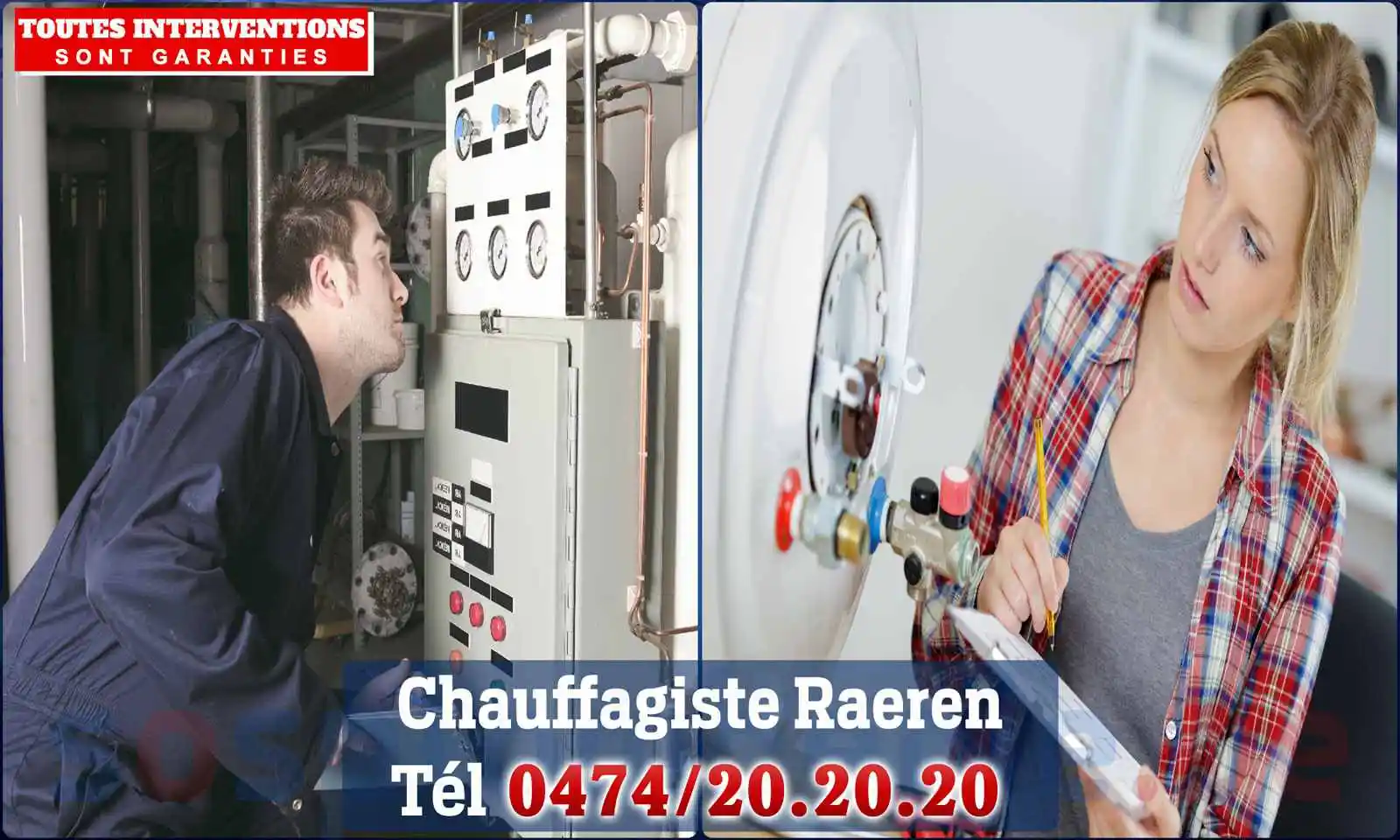 Chauffagiste agréé à Raeren 4730