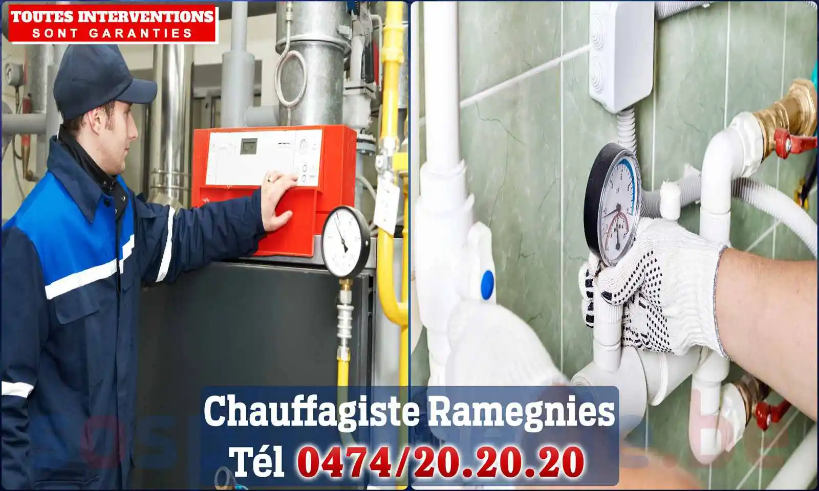 Chauffagiste agréé à Ramegnies 7971