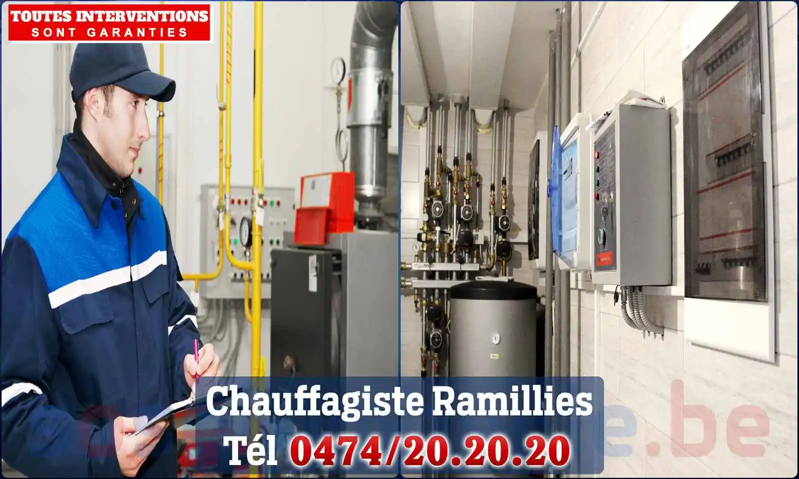 Chauffagiste agréé à Ramillies 1367