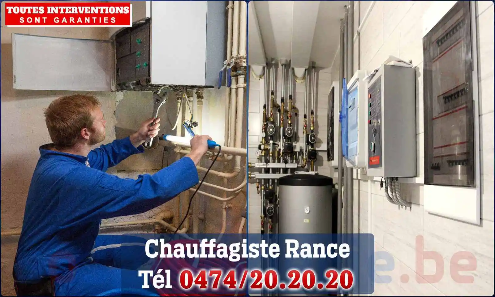 Chauffagiste agréé à Rance 6470