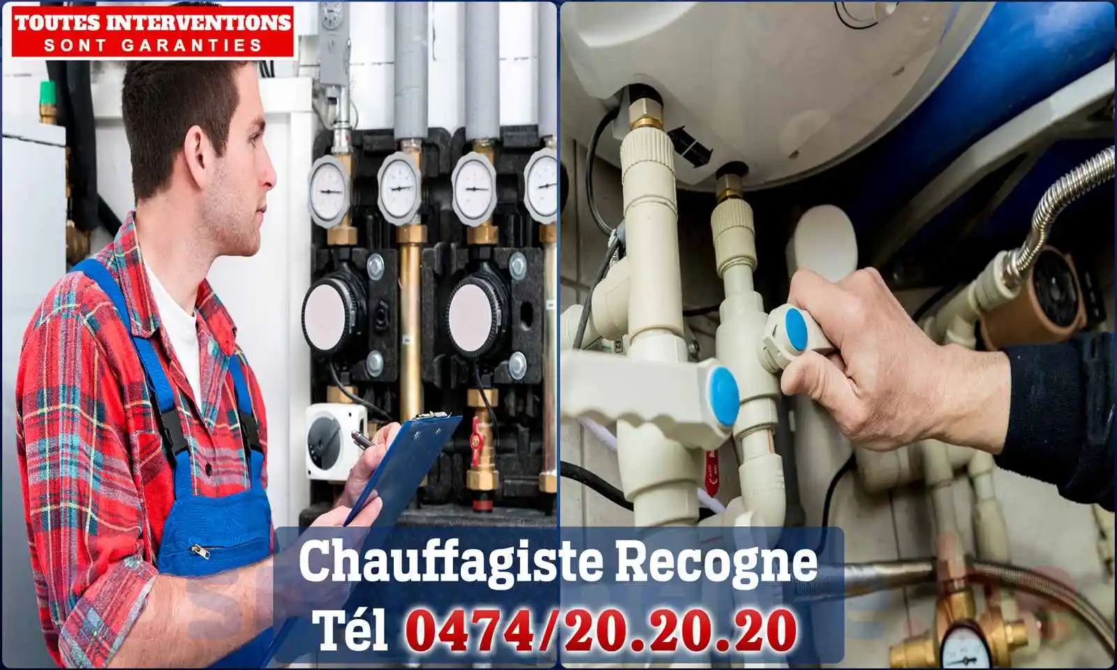 Chauffagiste agréé à Recogne 6800