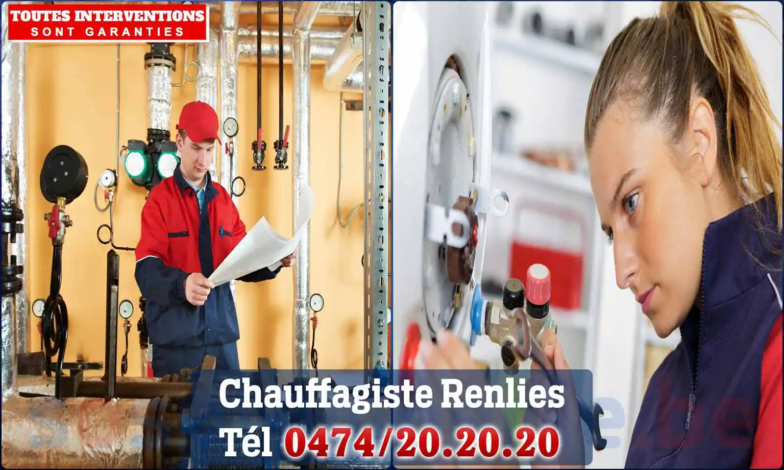 Chauffagiste agréé à Renlies 6500