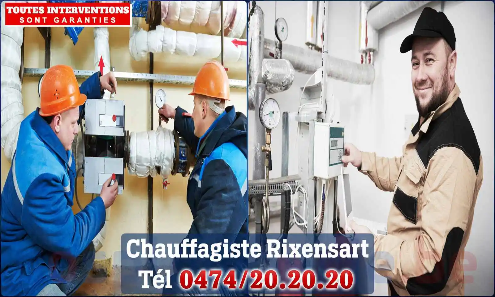 Chauffagiste agréé à Rixensart 1330