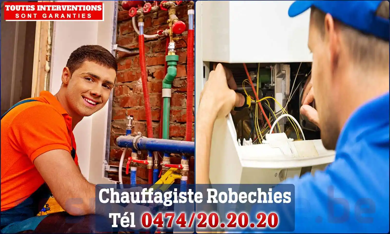 Chauffagiste agréé à Robechies 6460