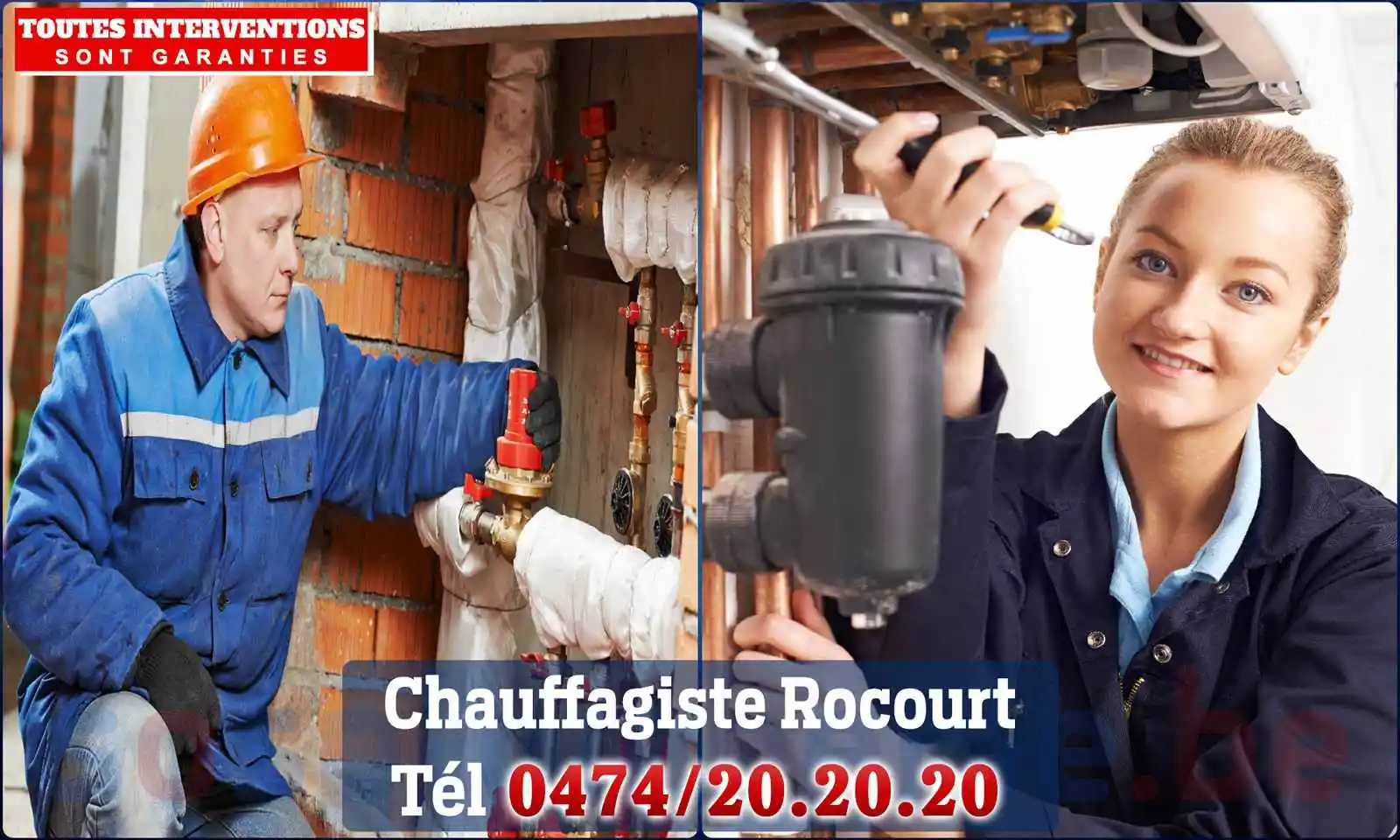 Chauffagiste agréé à Rocourt 4000