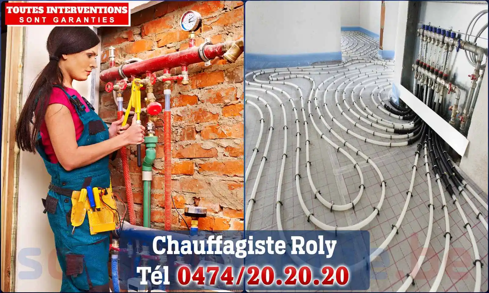 Chauffagiste agréé à Roly 5600