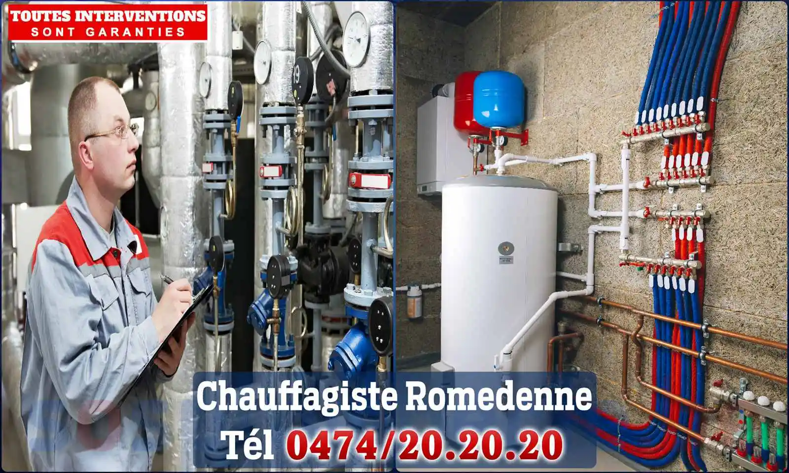 Chauffagiste agréé à Romedenne 5600
