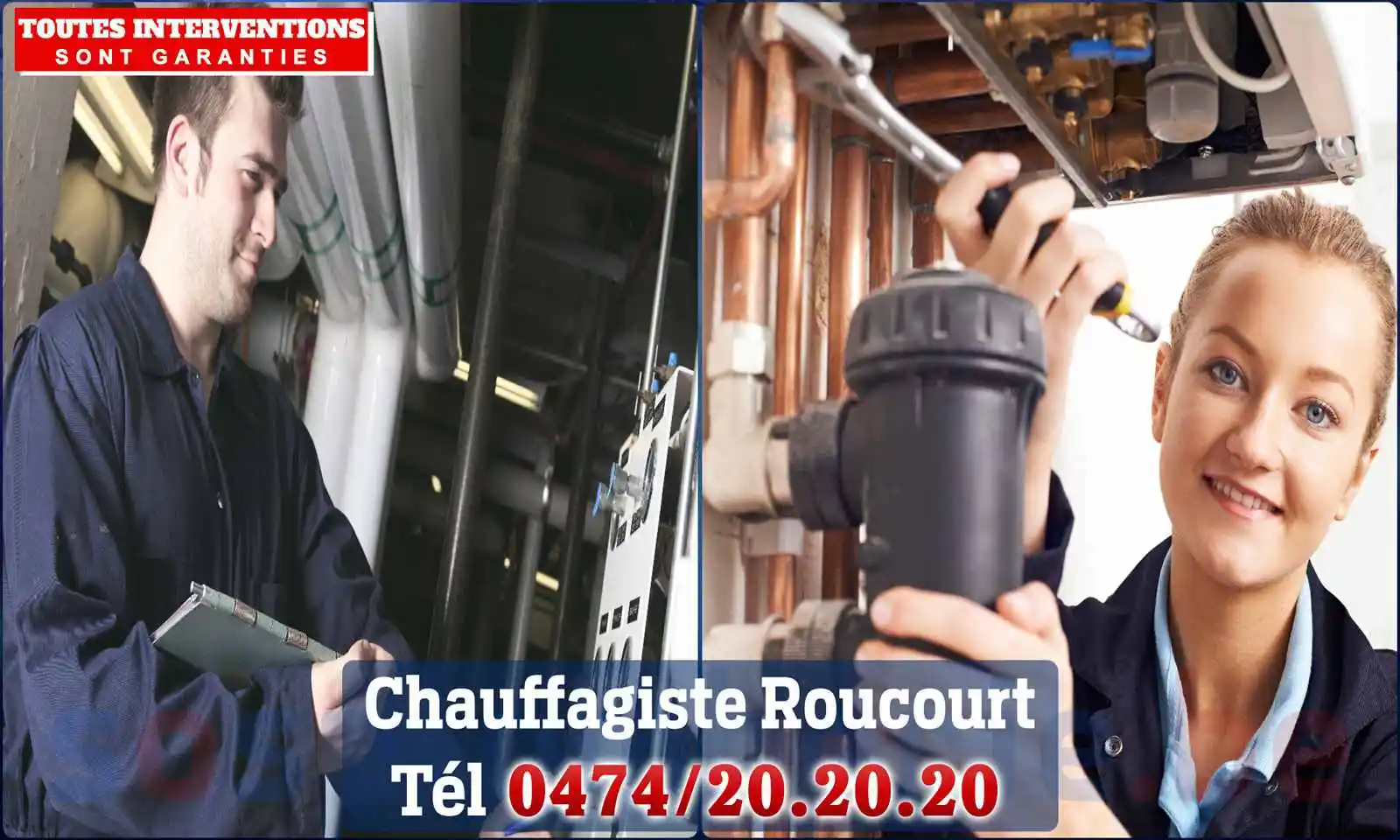 Chauffagiste agréé à Roucourt 7601