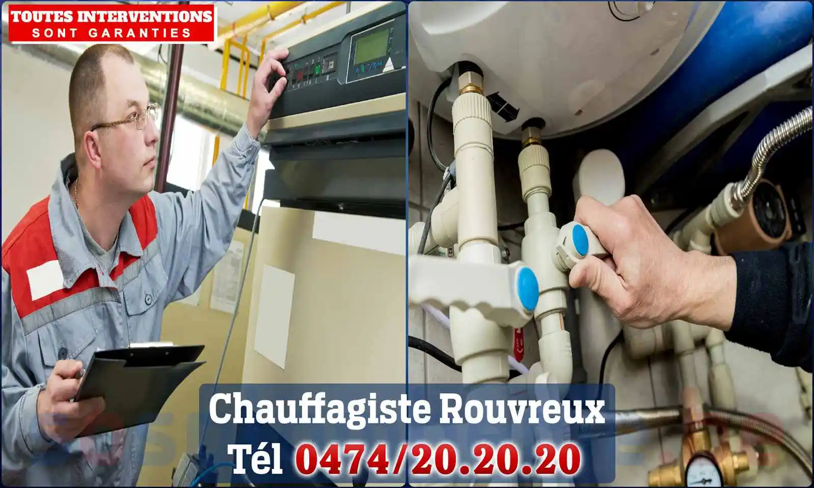 Chauffagiste agréé à Rouvreux 4140