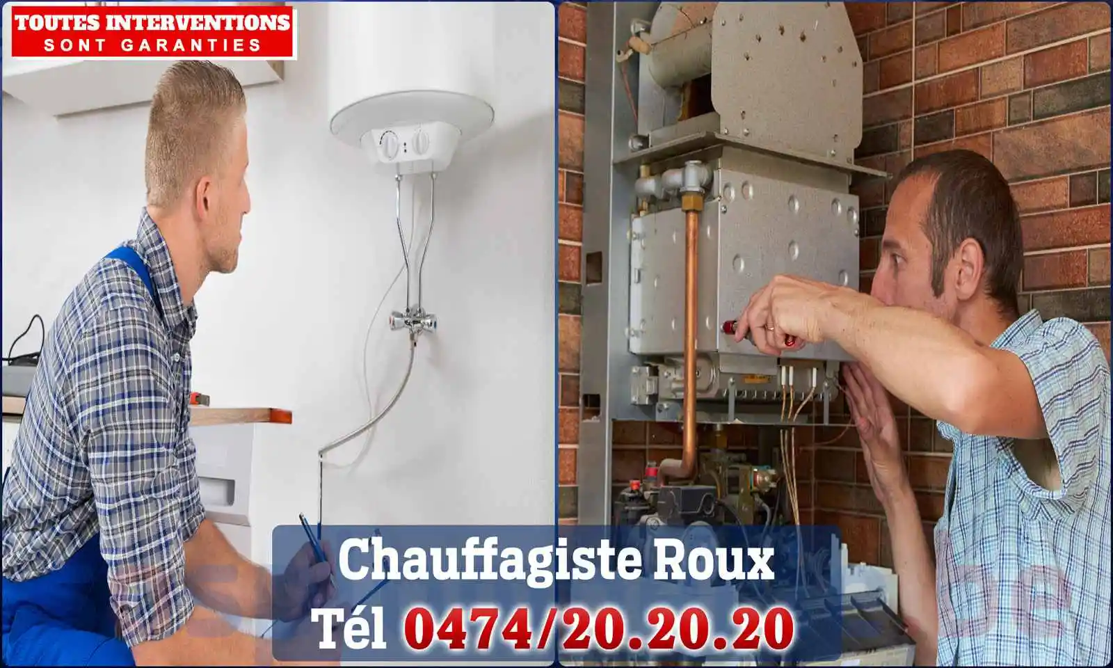Chauffagiste agréé à Roux 6044