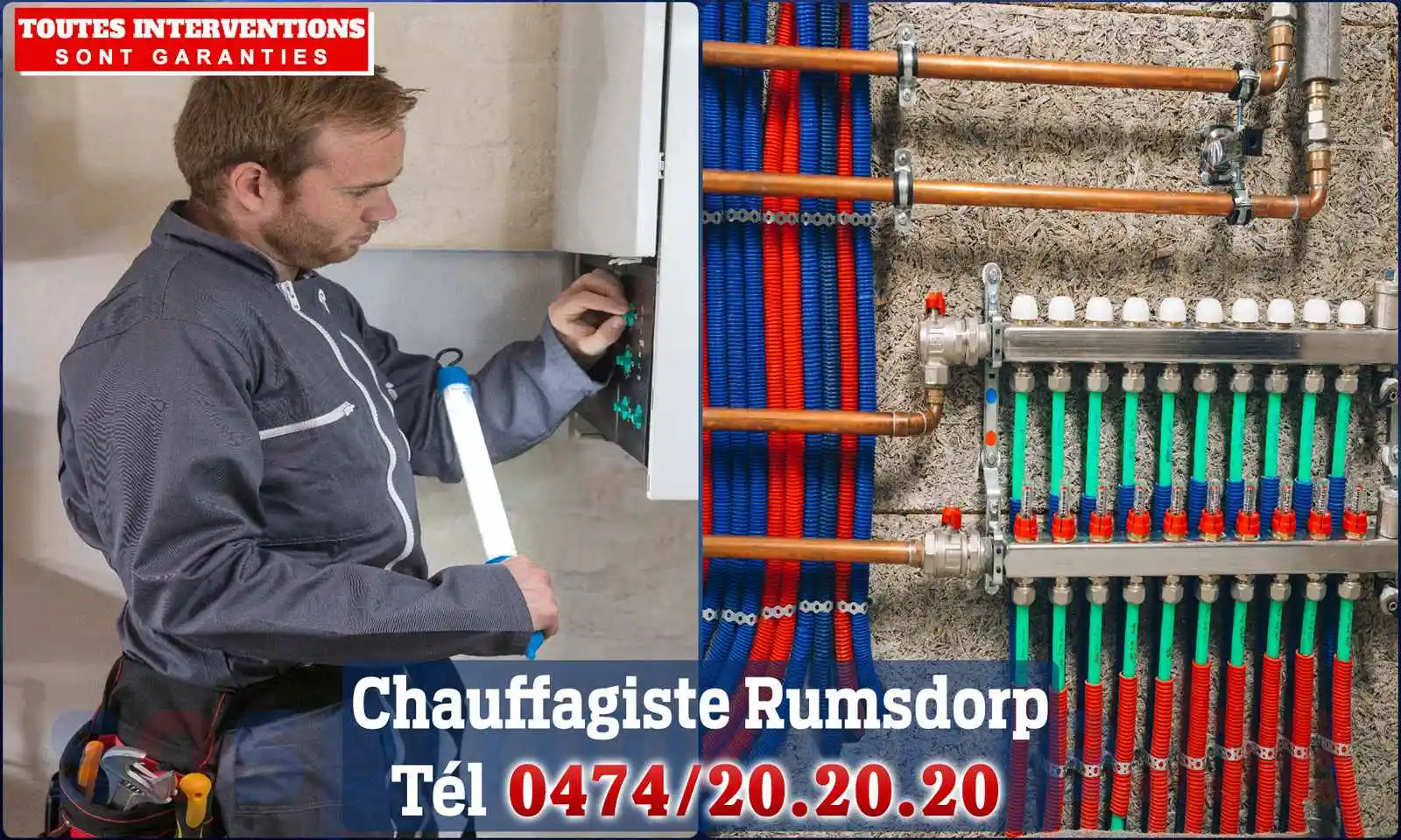 Chauffagiste agréé à Rumsdorp 3400
