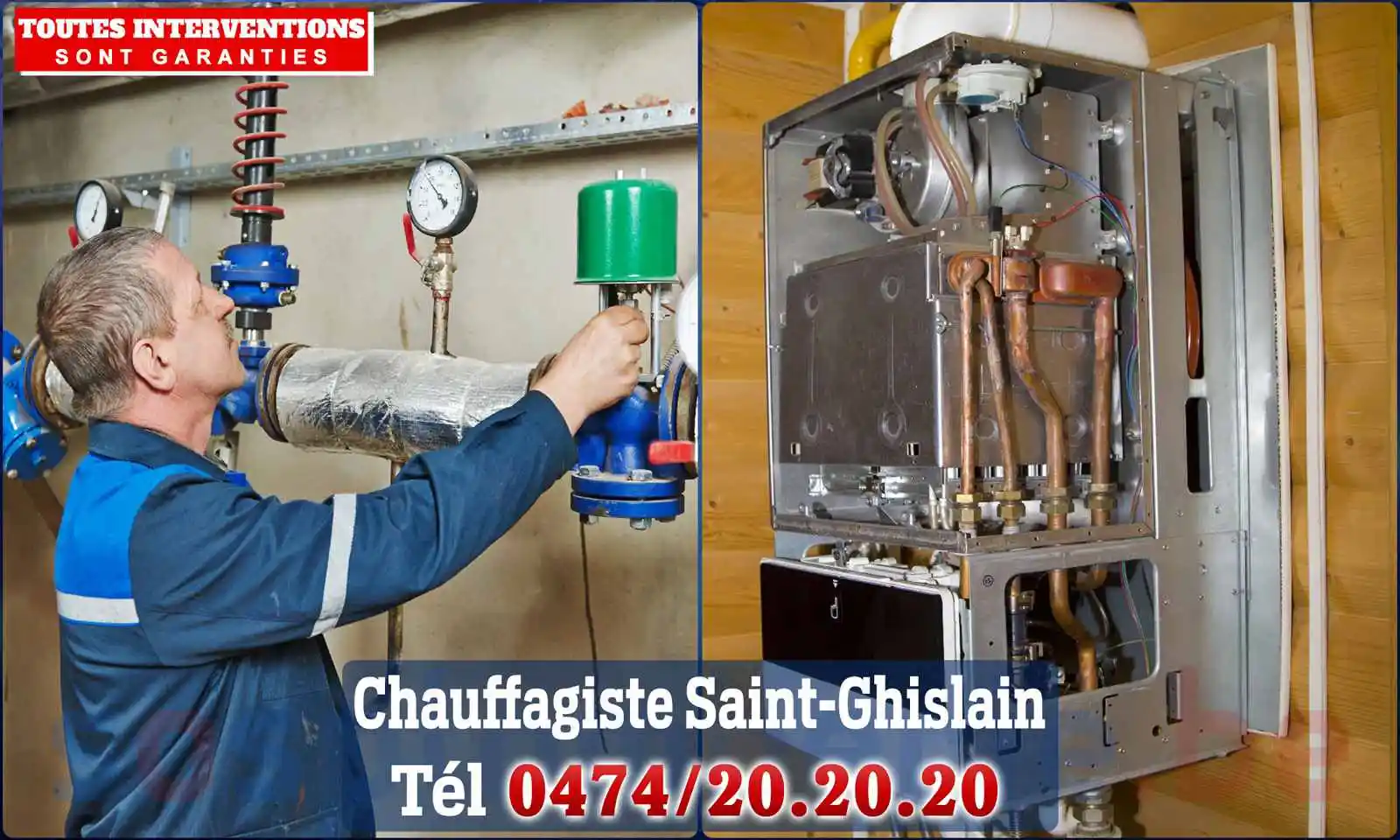 Chauffagiste agréé à Saint-Ghislain 7330