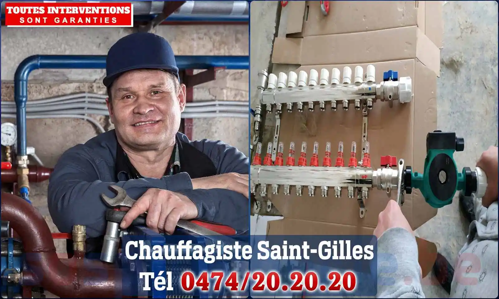 Chauffagiste agréé à Saint-Gilles 1060