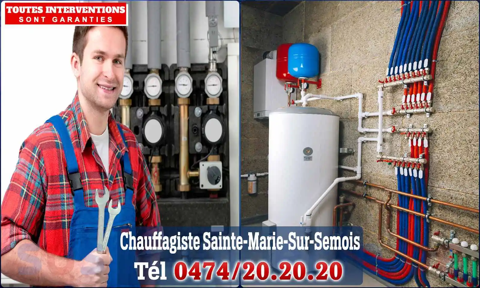 Chauffagiste agréé à Sainte-Marie-sur-Semois 6740