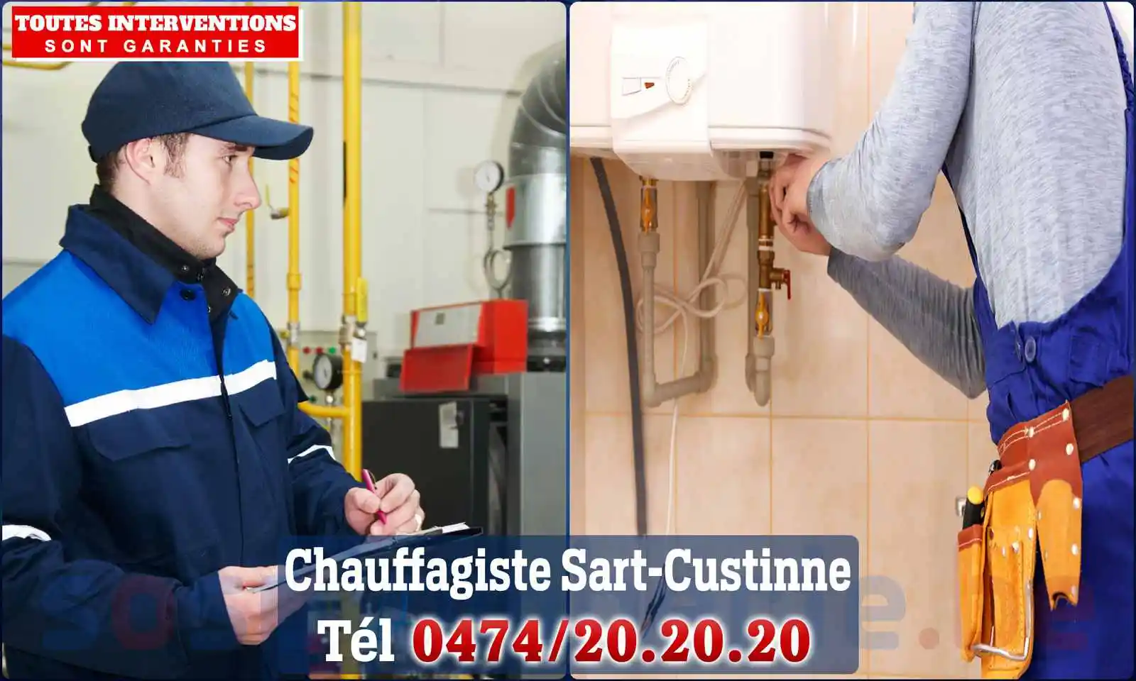 Chauffagiste agréé à Sart-Custinne 5575