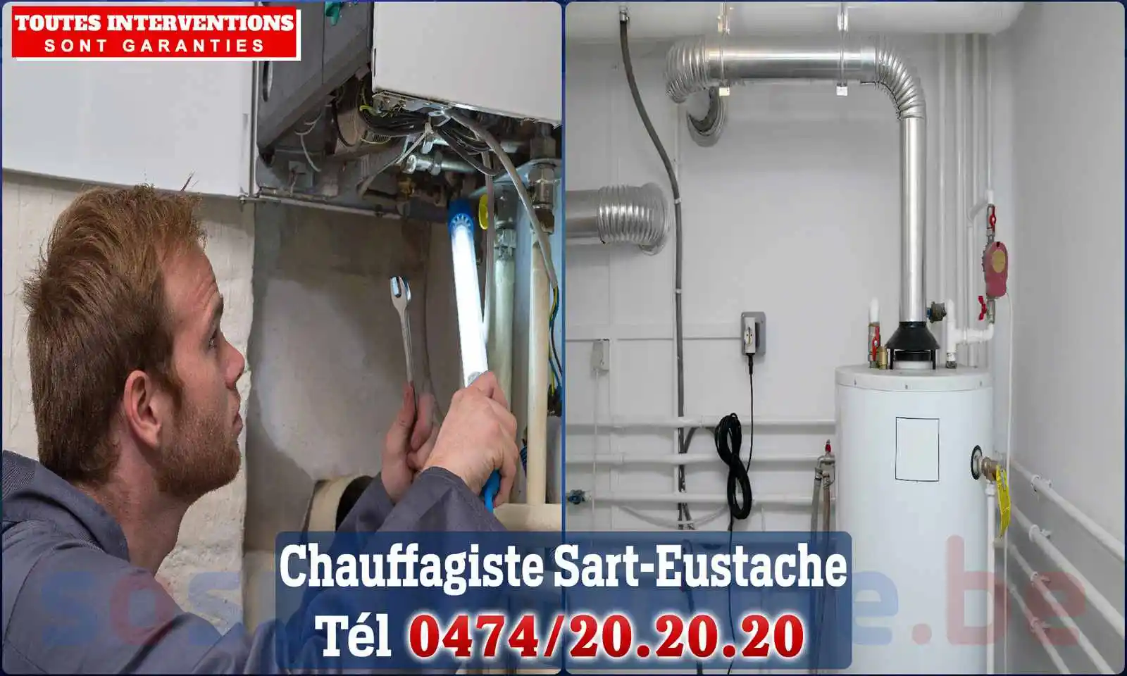 Chauffagiste agréé à Sart-Eustache 5070