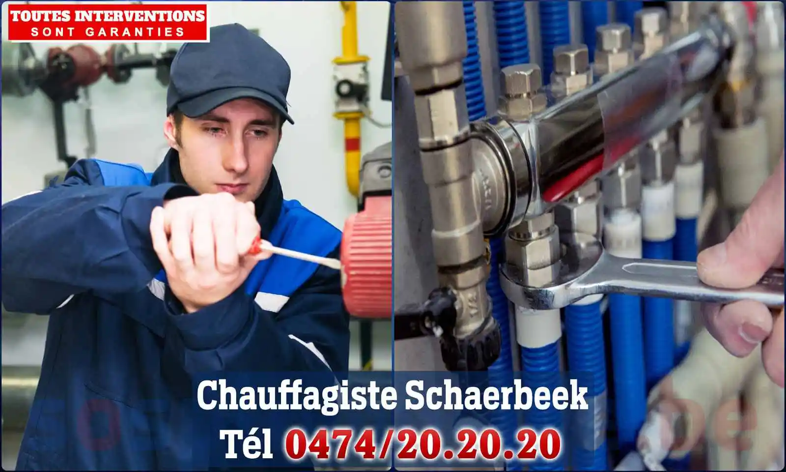 Chauffagiste agréé à Schaerbeek 1030